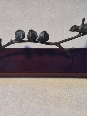 Vintage Decorative Crafts Inc. Four Birds on Branch Sculpture